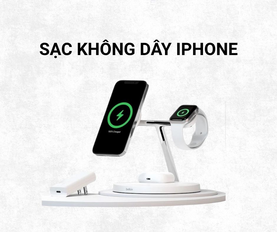 cách dùng sạc không dây