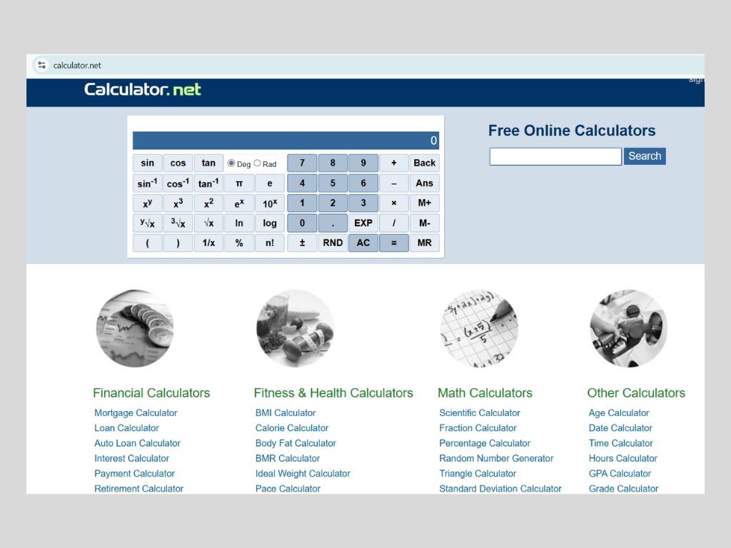 Cách tính chỉ số cơ thể - Calculator