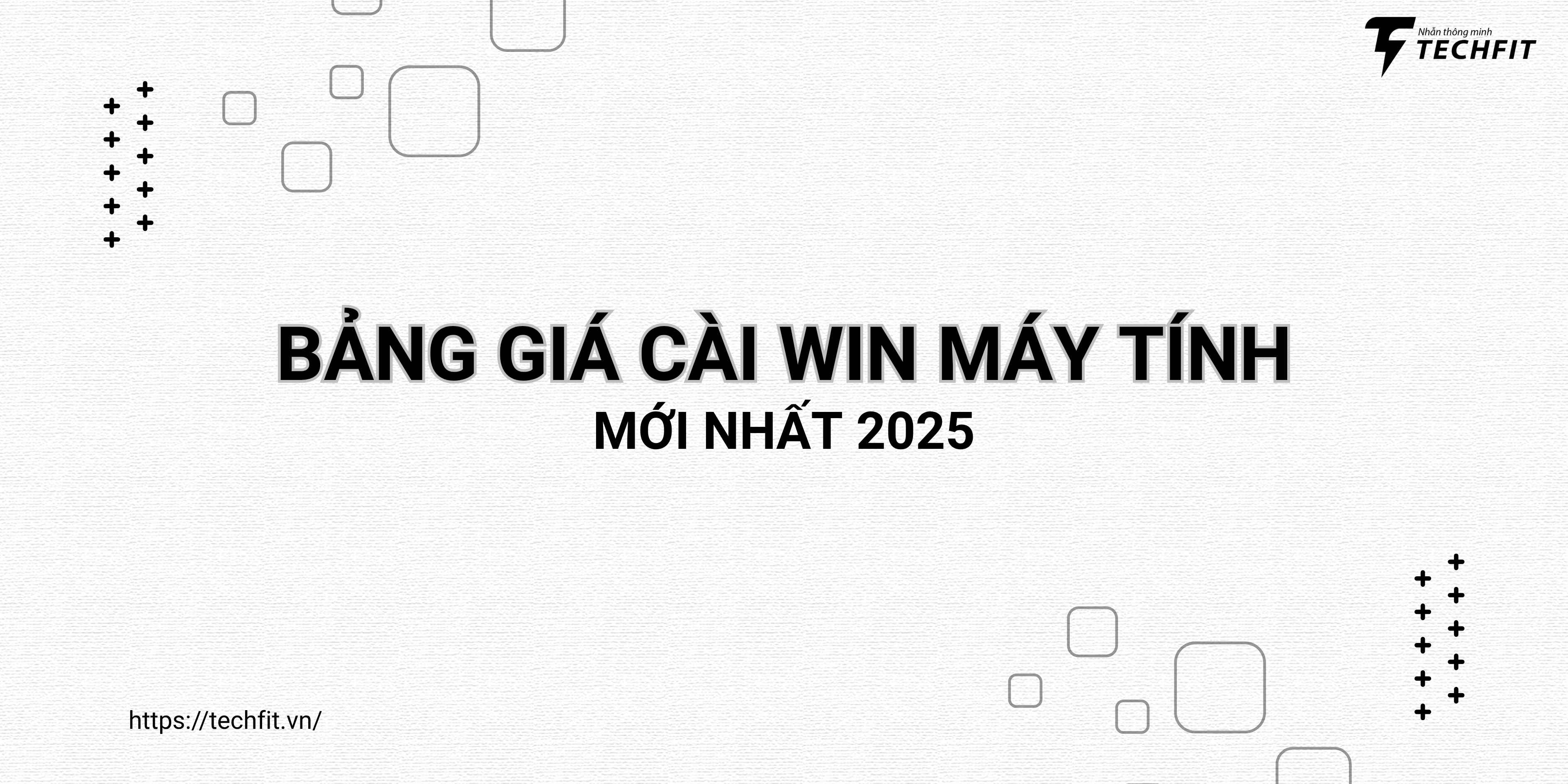bảng giá cài win máy tính