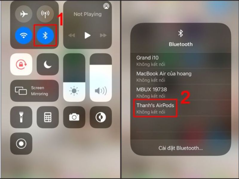 Cách kết nối tai nghe không dây với iPhone