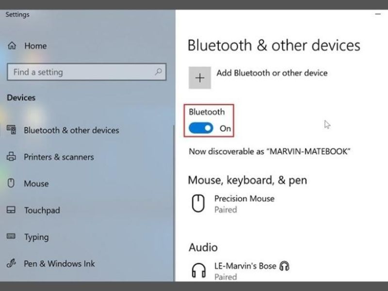 Cách kết nối tai nghe không dây với laptop Windows
