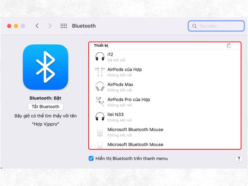 Cách kết nối tai nghe không dây với MacBook